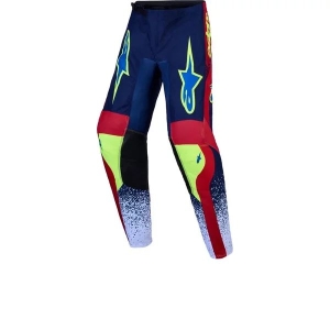 Pantaloni cross-enduro de copii ALPINESTARS FLUID DRAG 2027 26 Alb/Mov/Auriu, 3