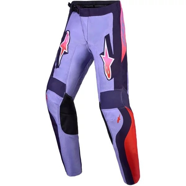 Pantaloni cross-enduro de copii ALPINESTARS FLUID HUNT 2027 26 Mov/Roz, 2