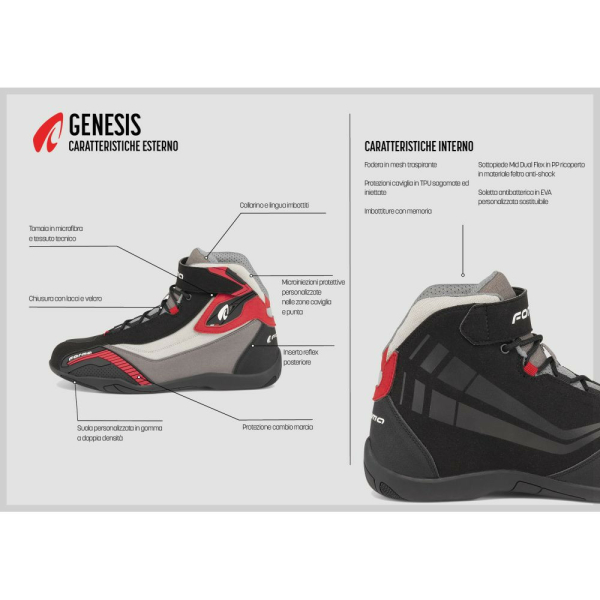 Ghete Moto Genesis Black, 15