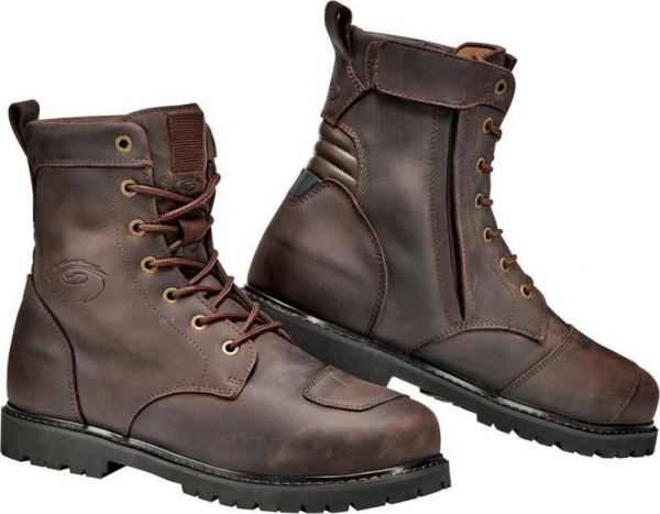 Cizme Moto Denver Brown, 3