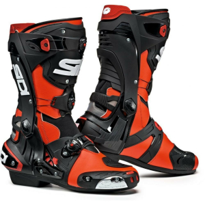 Cizme Moto Rex Red Fluo-Black