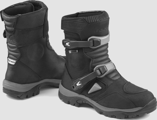 Cizme Moto Touring Adventure Low Dry Black, 5