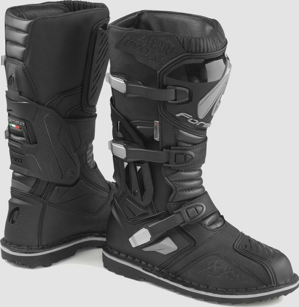 Cizme Moto Adventure Touring Terra Evo Dry Black, 10