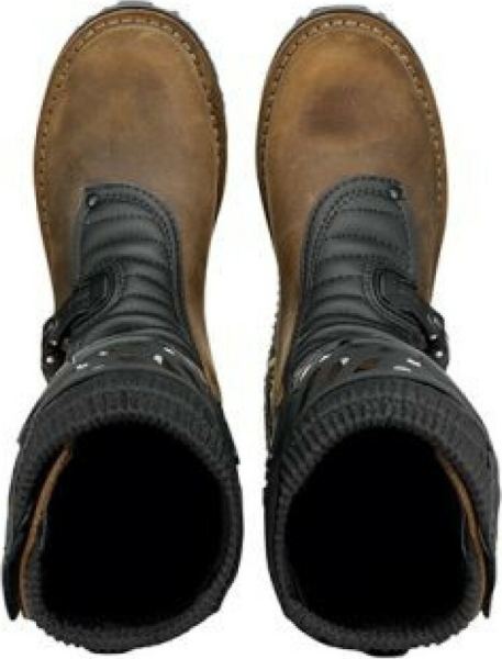 Cizme Moto Trial Zero 2 Tobacco/Black 24, 9