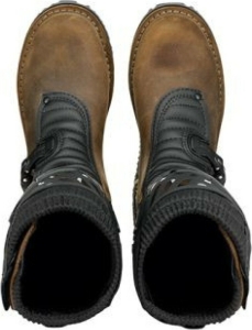 Cizme Moto Trial Zero 2 Tobacco/Black 24, 8