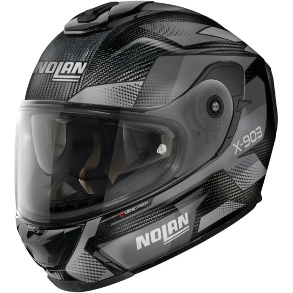 Casca Moto Full-Face X-903 Ultra Carbon Highspeed N-Com Flat Carbon Anthracite 24, 2