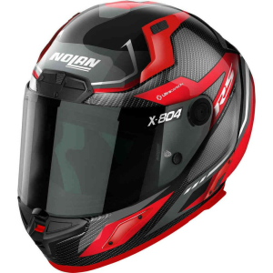 Casca Moto Full-Face X-804 Rs Ultra Carbon Maven Carbon Red/White/Grey 2024, 3