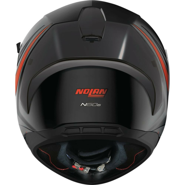 Casca Moto Full-Face N60-6 Sport Outset Flat Black Red 24, 8