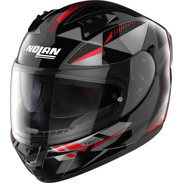 Casca Moto Full-Face N60-6 Wiring Metal Black Red/Silver 24, 2