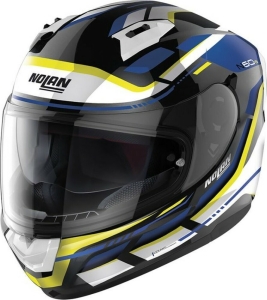 Casca Moto Full-Face N60-6 Special Metal Black White/Yellow/Blue 24, 3