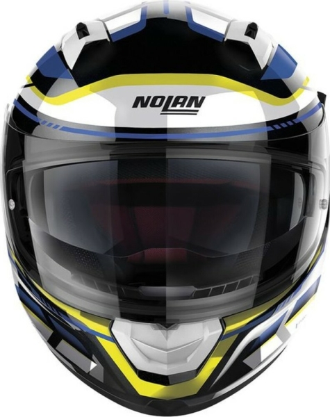 Casca Moto Full-Face N60-6 Special Metal Black White/Yellow/Blue 24, 6