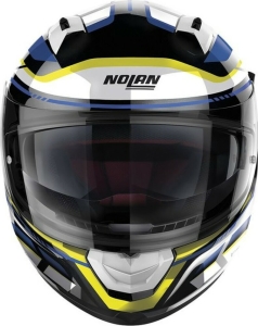 Casca Moto Full-Face N60-6 Special Metal Black White/Yellow/Blue 24, 6