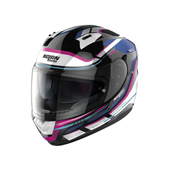 Casca Moto Full-Face N60-6 Special Metal Black White/Pink/Blue 24, 3