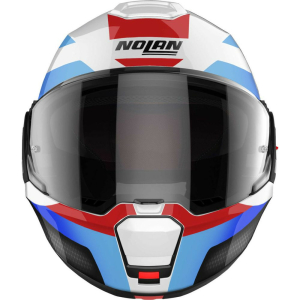 Casca Moto FLIP BACK N120-1 06 Subway N-Com Metal White Blue/Red/Black 24, 3