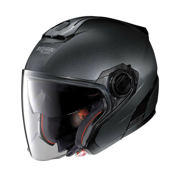 Casca Moto Jet N40-5 Special N-Com Black Graphite 24, 3