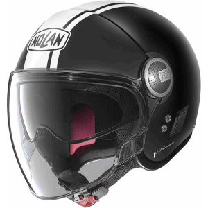 Casca Moto Jet N21 Visor Dolce Vita Flat Black White 24, 2