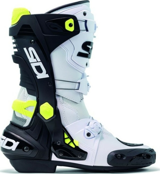 Cizme Moto Racing Rex White Black Yellow 2025, 10