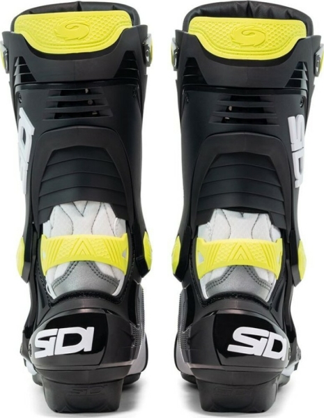 Cizme Moto Racing Rex White Black Yellow 2025, 6