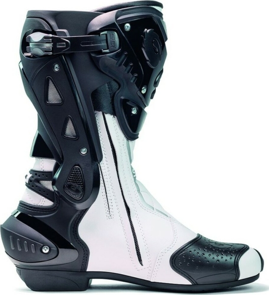 Cizme Moto Racing ST Black White 2025, 12
