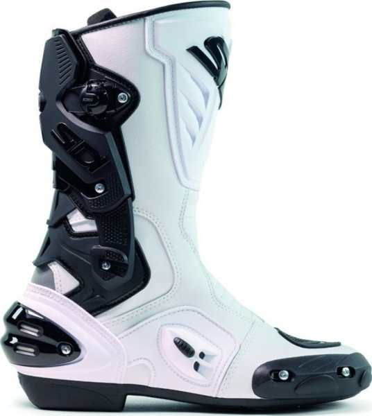 Cizme Moto Racing Vertigo 2 White Black 2025, 11
