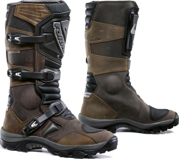 Cizme Moto Adventure Dry Waterproof Brown, 2