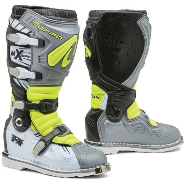 Cizme Terrain TX Grey/White/Yellow, 3