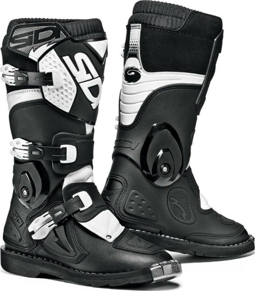 Cizme Enduro Copii Flame Black-White, 2
