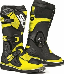 Cizme Enduro Copii Flame Black-Yellow Fluo