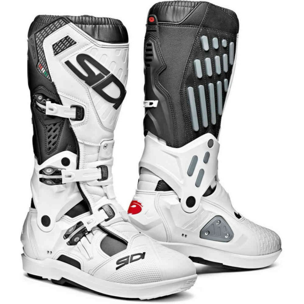 Cizme Moto Atojo SRS Black-White, 2