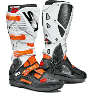 Cizme Moto Crossfire 3 SRS Orange Fluor-Black White, 2