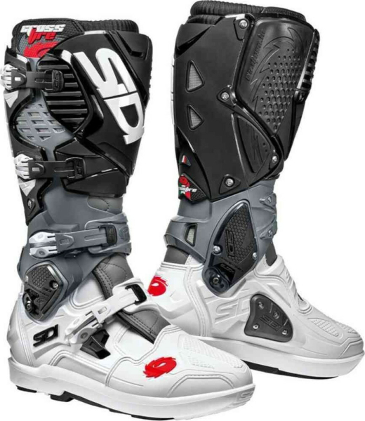 Cizme Moto Crossfire 3 SRS White-Grey-Black, 2