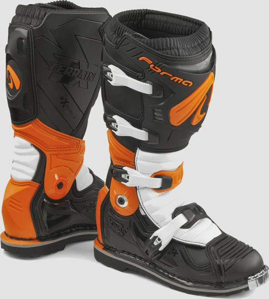 Cizme Enduro Terrain Evolution TX Black Orange White, 11