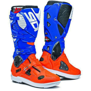 Cizme Enduro Crossfire 3 SRS Orange Fluo/White Blue, 2