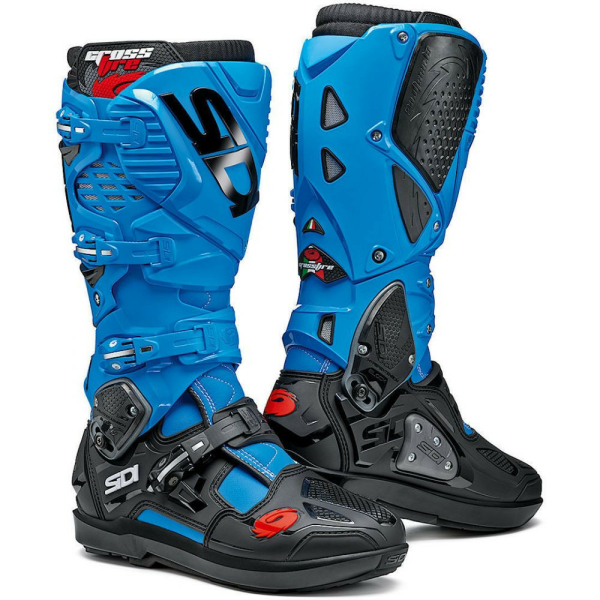 Cizme Enduro Crossfire 3 SRS Light Blue/Black, 3