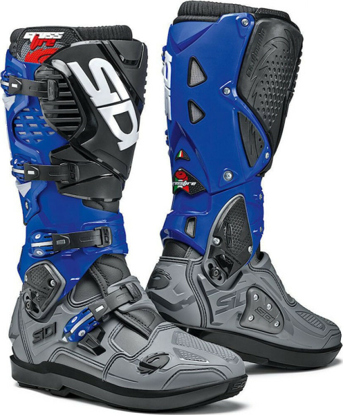 Cizme Enduro Crossfire 3 SRS Grey/Blue/Black, 3