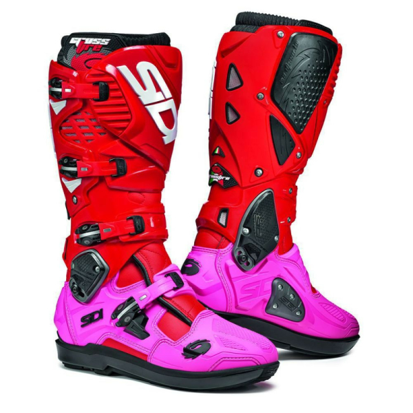 Cizme Moto Enduro Crossfire 3 SRS Prado Limited Edition Red/Pink 23, 3