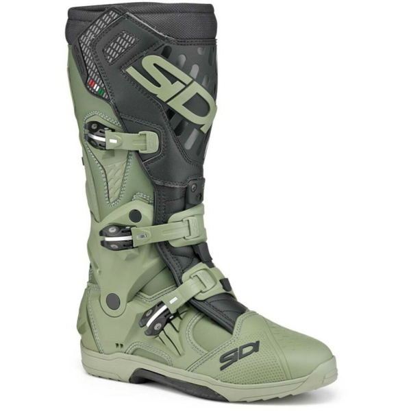 Cizme Moto MX/Enduro Crossair Army/Black 24, 2