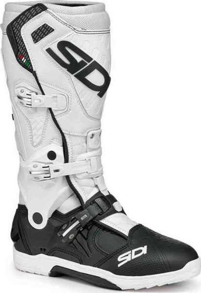 Cizme Moto MX/Enduro Crossair Black/White 24, 8