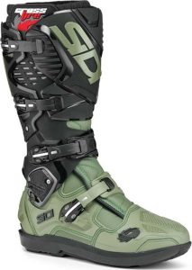 Cizme Moto MX/Enduro Crossfire 3 SRS Army/Black 24, 5