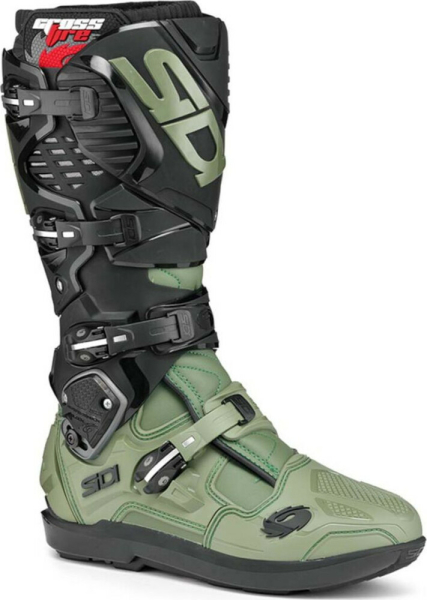 Cizme Moto MX/Enduro Crossfire 3 SRS Army/Black 24, 2