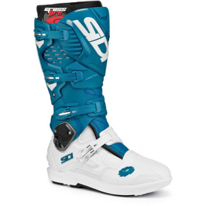 Cizme Moto MX/Enduro Crossfire 3 SRS White/Petrol 24