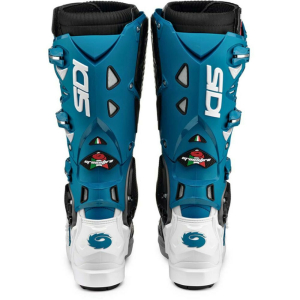 Cizme Moto MX/Enduro Crossfire 3 SRS White/Petrol 24, 10