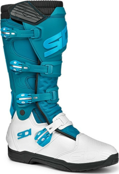 Cizme Moto MX/Enduro Dama Xpower SC Lei White Petrol/Light Blue 24, 2