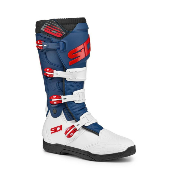 Cizme Moto MX/Enduro Dama Xpower SC Lei White/Navy/Red 24, 2