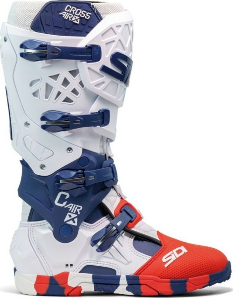 Cizme Moto Mx Enduro Crossair X White Navy Red 25, 13