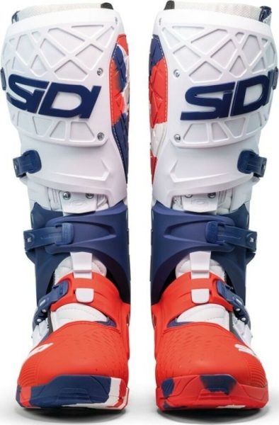Cizme Moto Mx Enduro Crossair X White Navy Red 25, 5