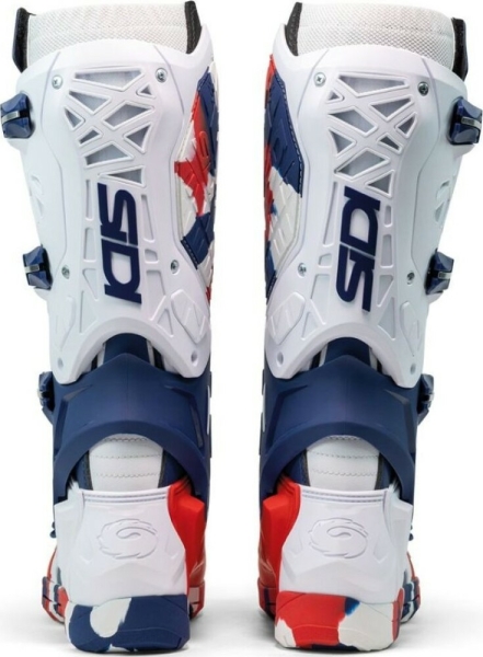 Cizme Moto Mx Enduro Crossair X White Navy Red 25, 19