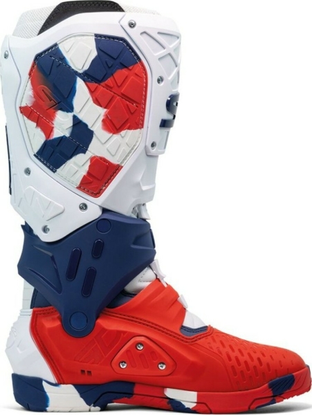 Cizme Moto Mx Enduro Crossair X White Navy Red 25, 14