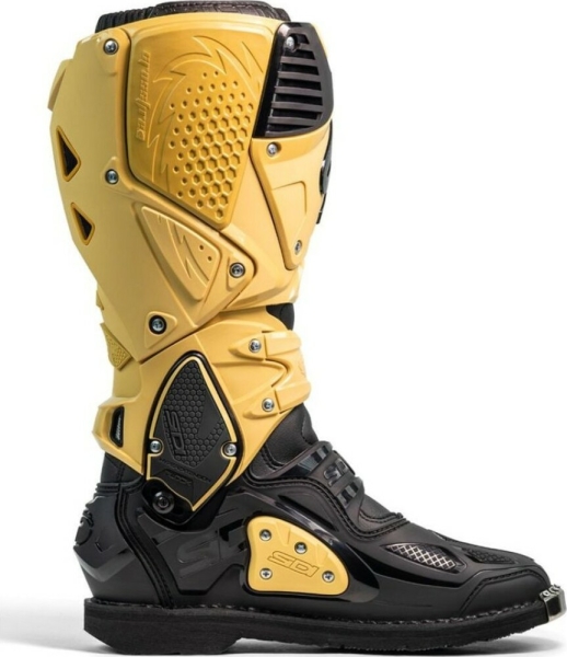Cizme Moto MX Enduro Crossfire 3 Gold Black 2025, 4