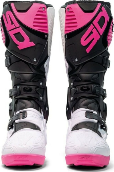 Cizme Moto MX Enduro Crossfire 3 SRS Black White Pink 2025, 13